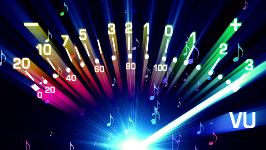Intense Audio Volume VU Meter 120 BPM