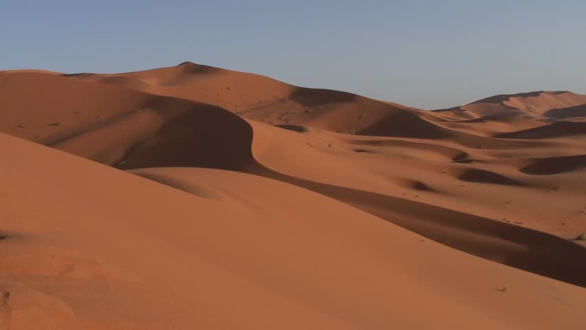 panoramic of a dune, morocco