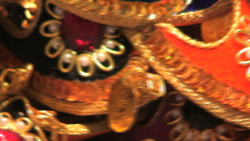Gold Items for Sale in Turkish Bazaar