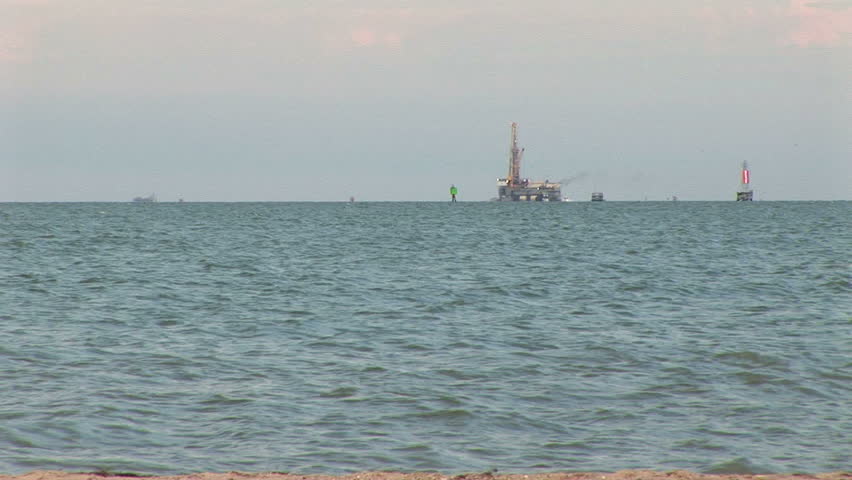 Oil rig off the gulf coast