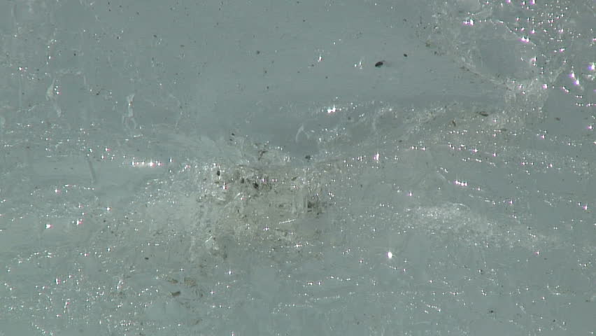 Glistening Ice Surface of Franz Josef Glacier, 