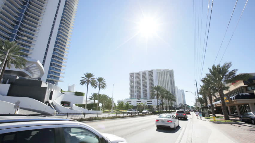 SUNNY ISLES BEACH, FLORIDA - DECEMBER 28: Sunny Isles Beach is centrally located minutes from Bal Harbour and Aventura, December 28th, 2011, Sunny Isles Beach, FL, United States. 
