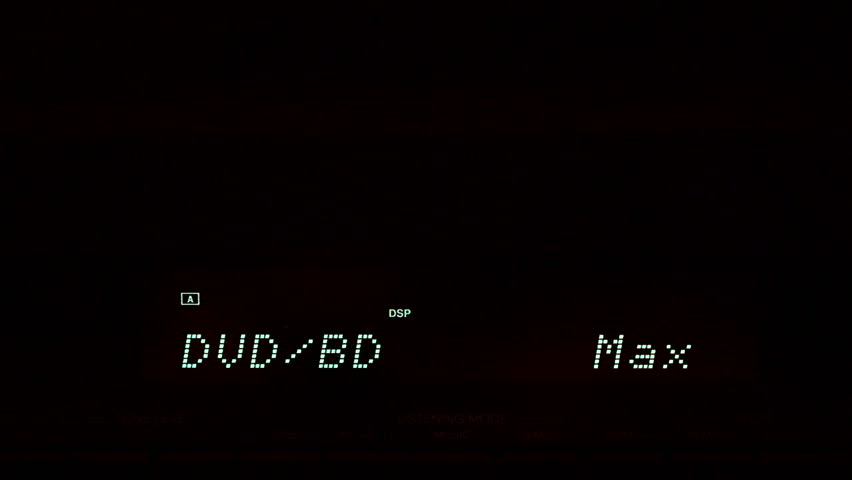 Decreasing volume of AV receiver