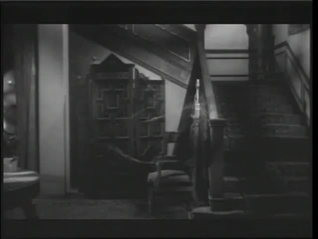 Zoom out interior of haunted house