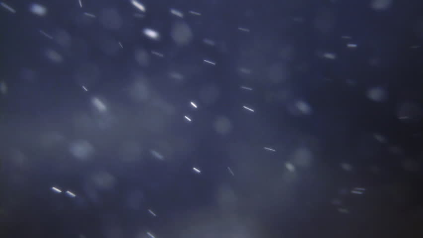 Filmed snow-like particles. The small depth of field. Blizzard-like background in the moonlit night. Looped. Clip ID: background2_HD 