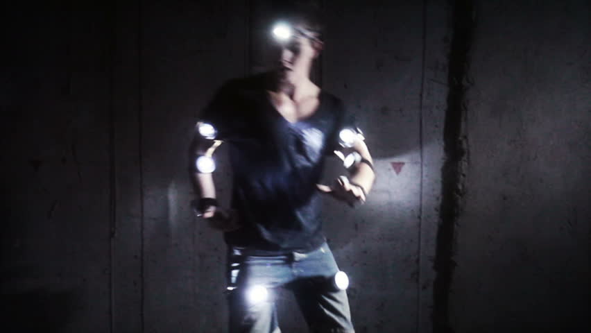 Young men dancing video clip.