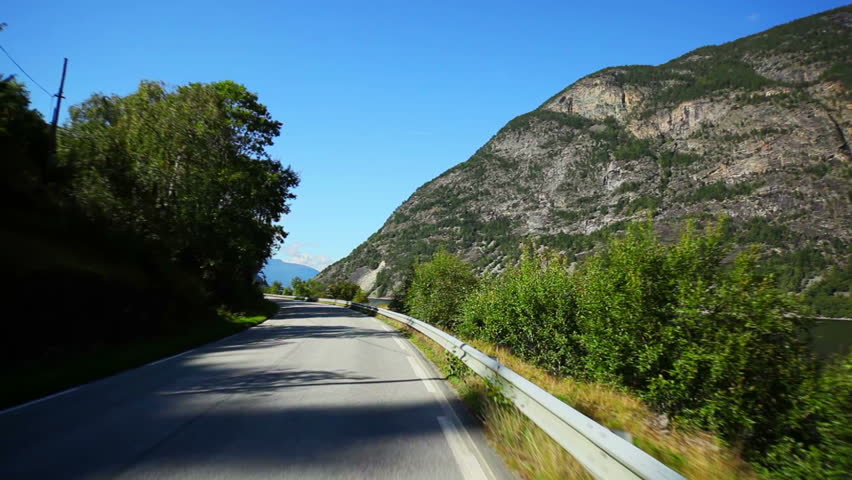 Road travel in Norway.