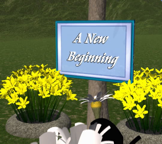 A New Beginning lettering animation