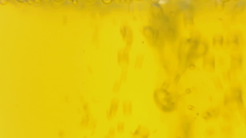 Orange beverage poured
