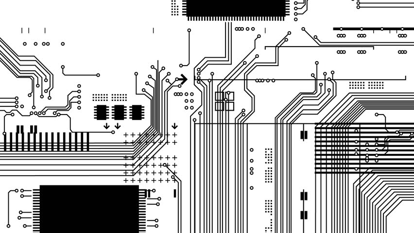Random, blinking, animated background of electronic data. Ideal for use as an alpha or luma matte to add interest to other backgrounds. Loopable.