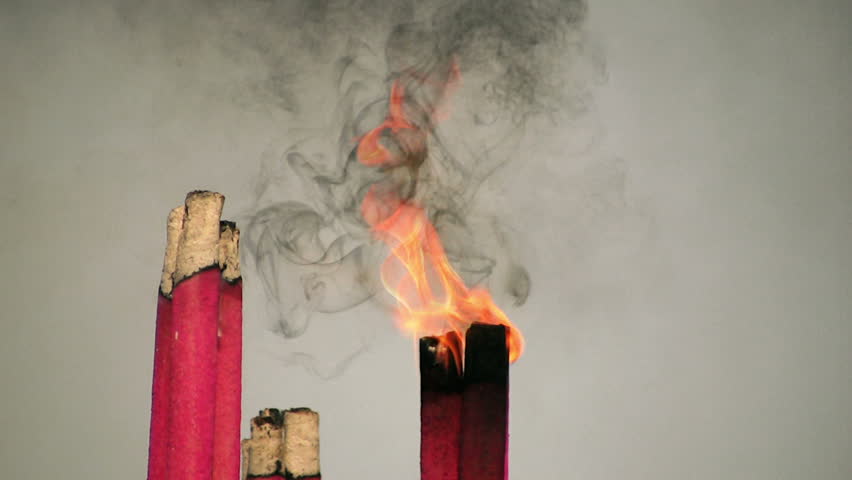 incense stick in the holy Confucius Tempel in China (repeatable)
