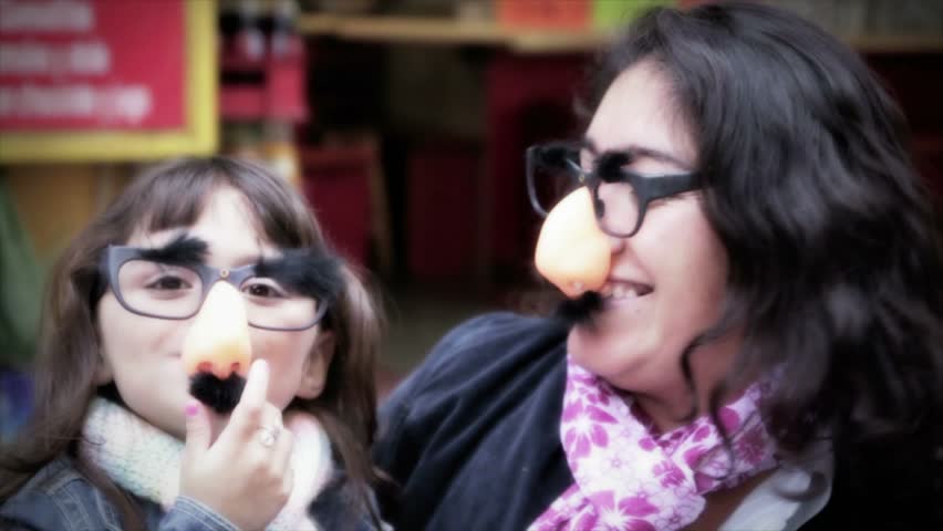 Mother and daughter fun