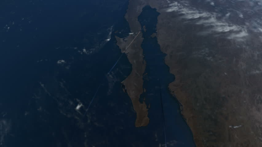 Earth with tectonic plates cracks and magma 