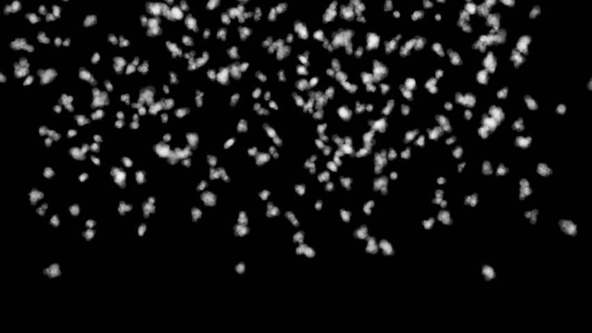 Natural Light Snow Falling With A Light Wind From Left To Right. Sun Behind. Easily Adaptable To