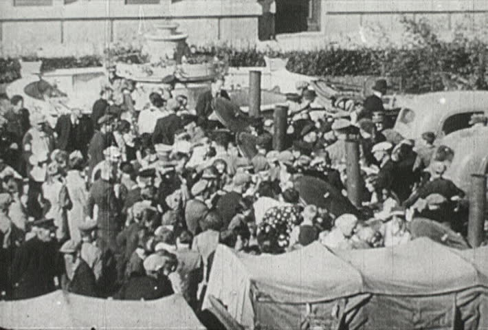 EUROPE - CIRCA 1942-1944: World War II, Citizens in Line for Rations