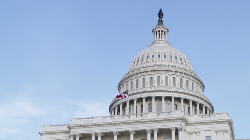 United States Capitol in Washington DC, USA, home of Congress, the House of Representatives and the US Senate.