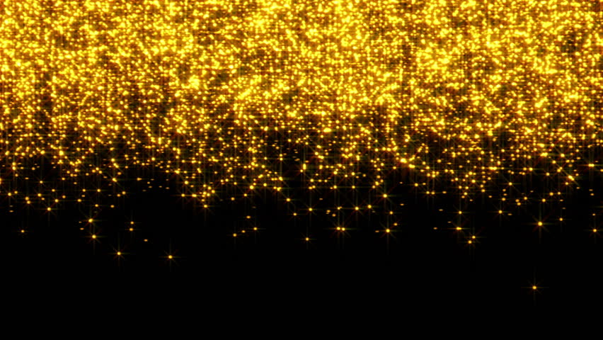 Golden particle seamless background