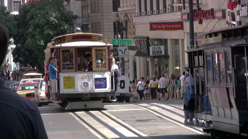 Cable Car In San Francisco