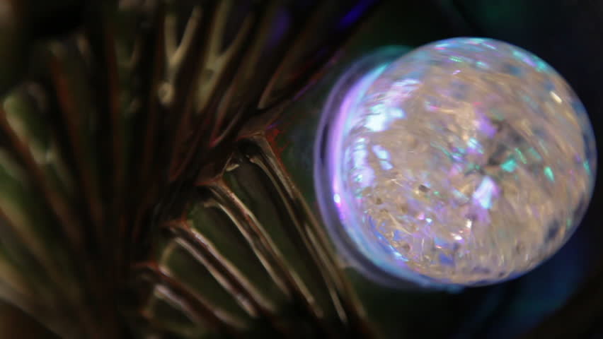 Multicolored Illuminated Ball Fountain