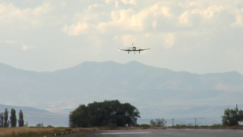 Small Airplane Landing