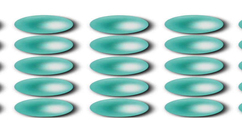 BLUE OVAL STRIP