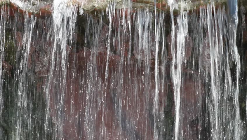 flowing waterfall
