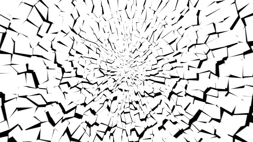 cracked glass