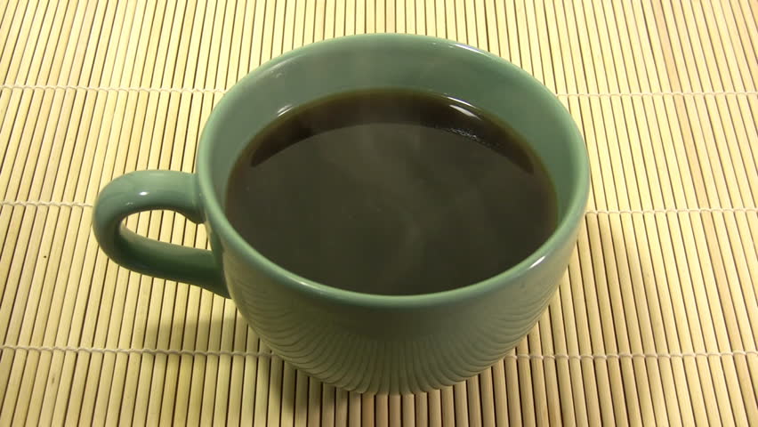 A big cup of steaming hot coffee. Yummy! (High Definition)