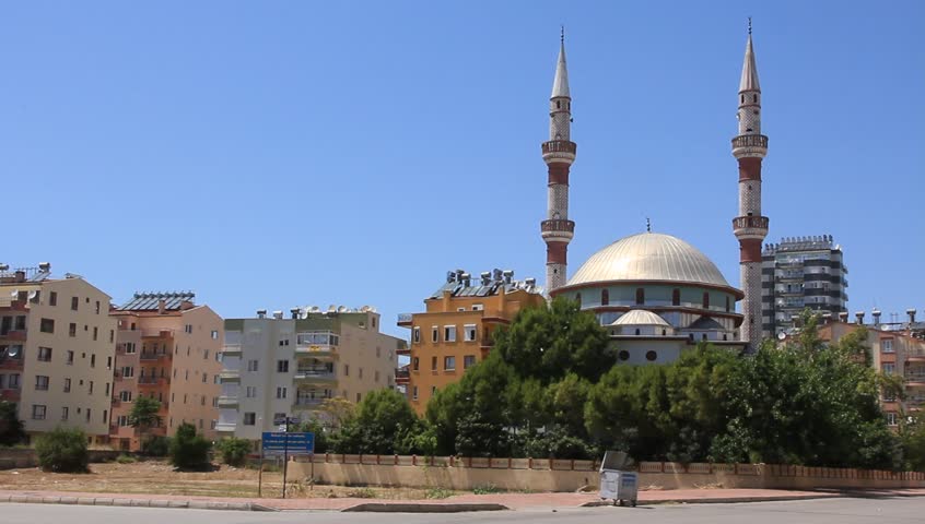 A mosque in Antalya, Turkey