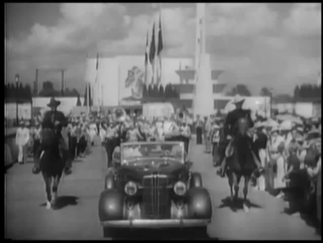 Marching band in parade