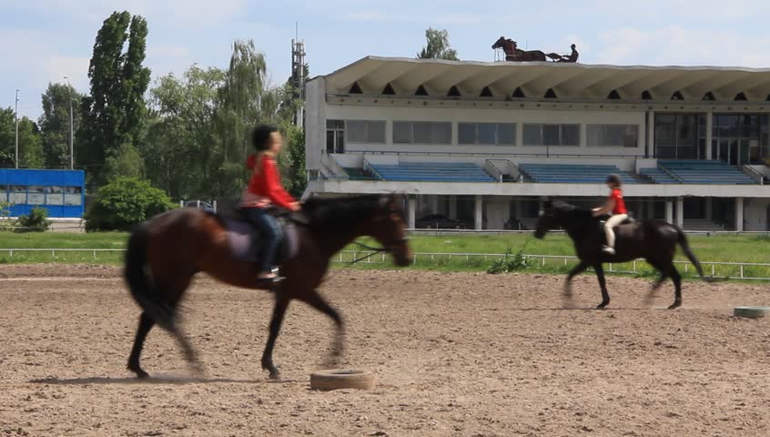 Equestrian riders