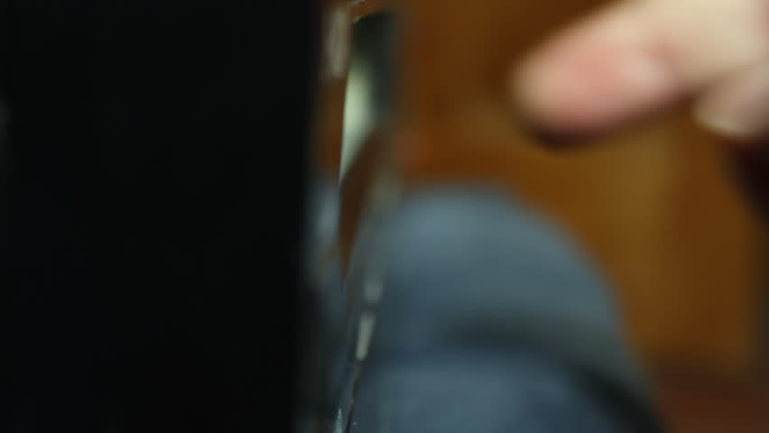 VHS Recorder Tape Sequence (HD). VHS recorder with tape showing inner workings with an insert and eject tape sequence with ambient audio included.