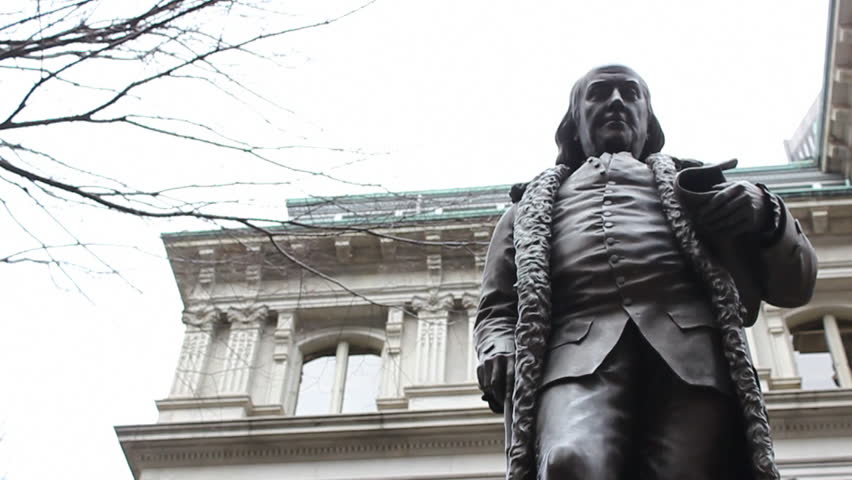 Statue of Benjamin Franklin in Boston