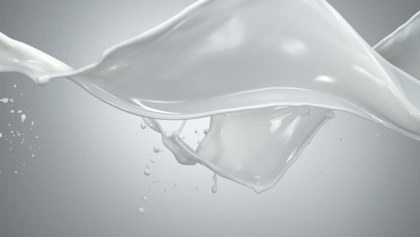 Milk splash in the air shooting with high speed camera, phantom flex.