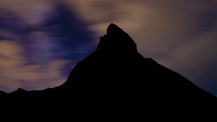 The Matterhorn, or Monte Cervino or Mont Cervin, is a mountain in the Pennine Alps on the border between Switzerland and Italy. It is an iconic emblem of the Swiss Alps and the Alps in general. 

