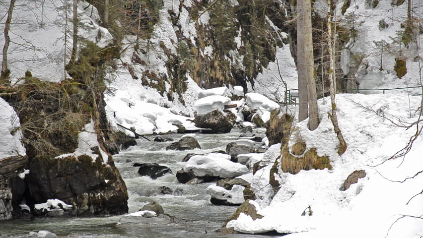 river in the alps