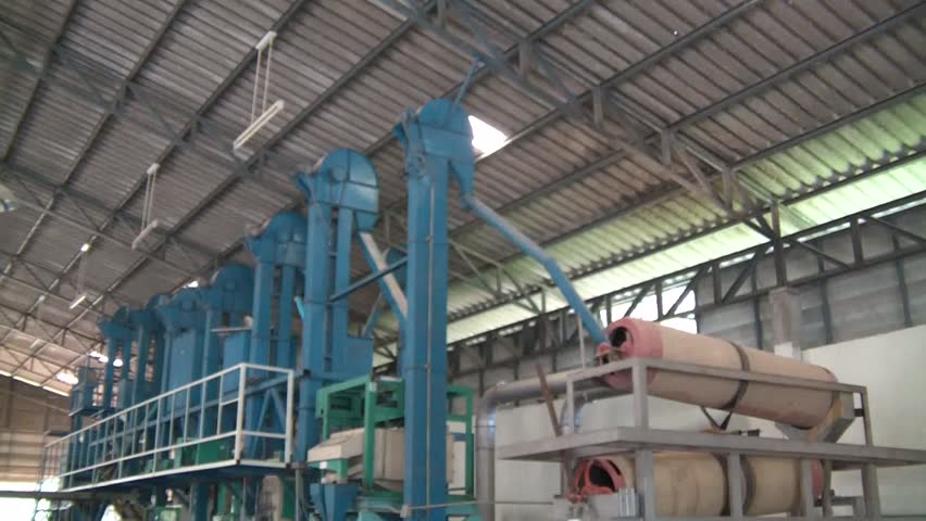 Interior of  factory.