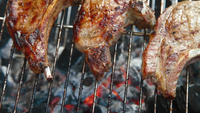 BBQ Ribeye Steak Grilling