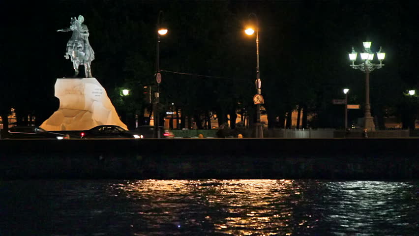 The Bronze Horseman - a view from the waterfront, Saint Petersburg, Russia