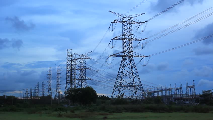 high voltage post