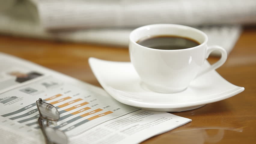 Morning Business News With Coffee