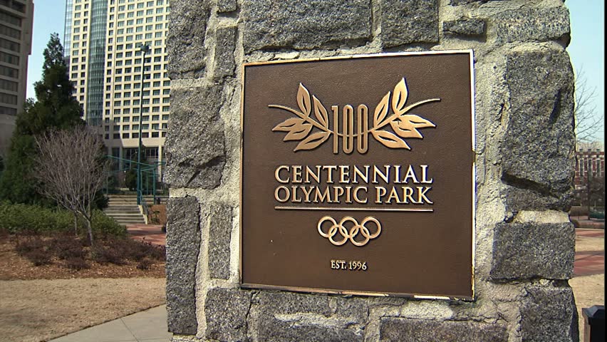 ATLANTA, GEORGIA - CIRCA 2005: Atlanta's Centennial Olympic Park