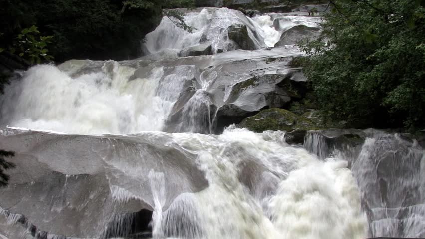 waterfall in British Columbia