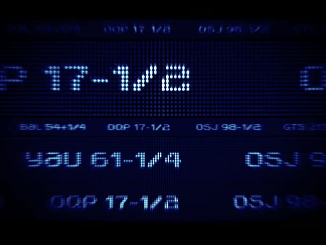 A high contrast version of a stock market ticker. Visit my gallery for many more options!
