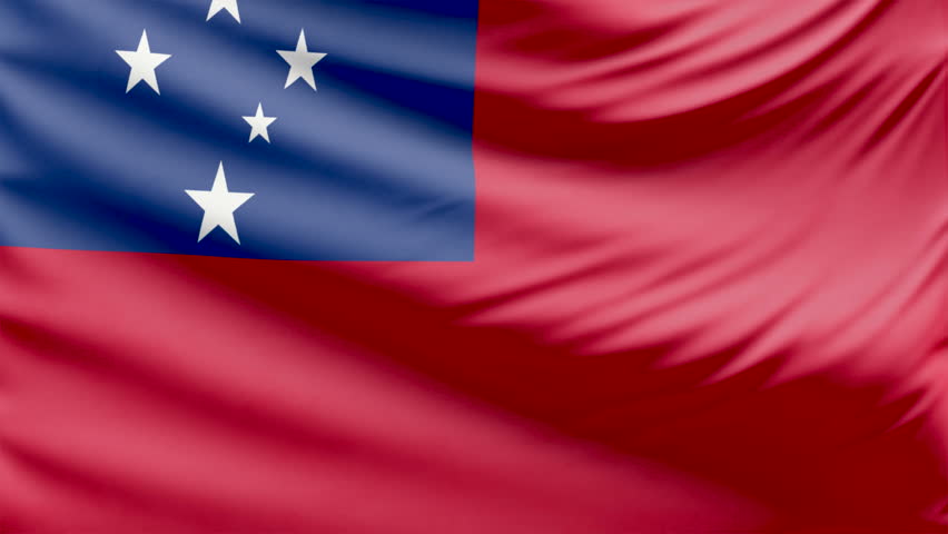 Samoa Flag Loop 2 Stock Footage Video 1370290 | Shutterstock