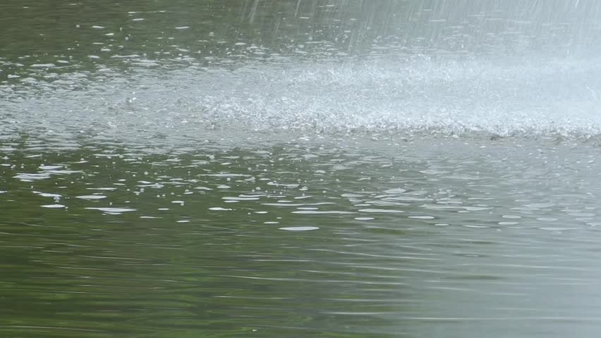 Fountain water stream