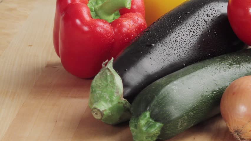 Ingredients for ratatouille
