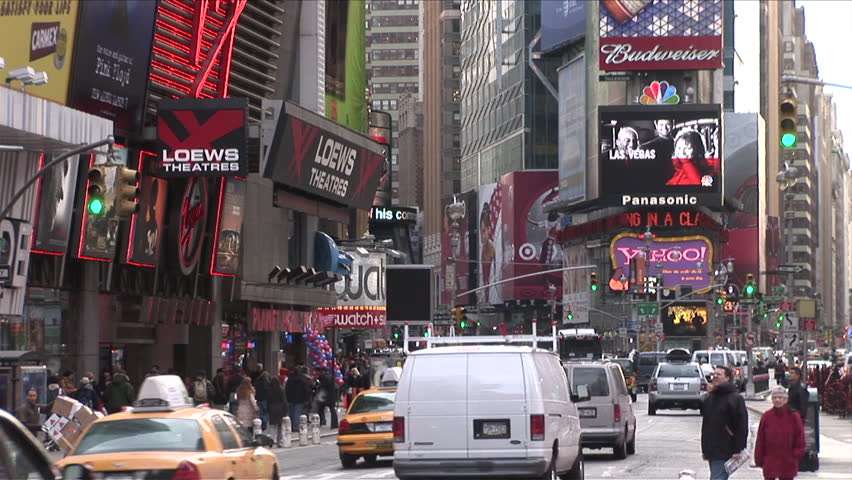 New York, NY - CICRA March 2006: Times Square is the location of the famous Broadway area, the home of the biggest and best musicals, plays and variety shows in America