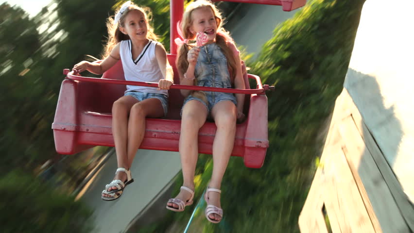 Children in the Amusement Park