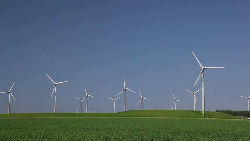 Windturbines producing alternative energy